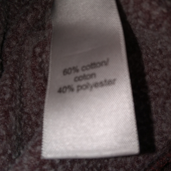 Maurices Oversized Off The Shoulder Wine Color Sweatshirt Medium - Picture 10 of 10